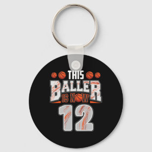Bysketbyll Player 12 Years Old Boy Bysketbyll 12th Key Ring
