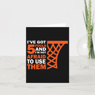 Bysketbyll Player 5 Fouls - Hoops Byller Bysketbyl Card