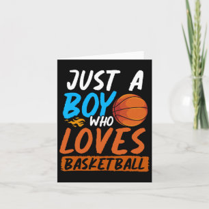Bysketbyll Player Boys Sport Bysketbyll Lover Bysk Card