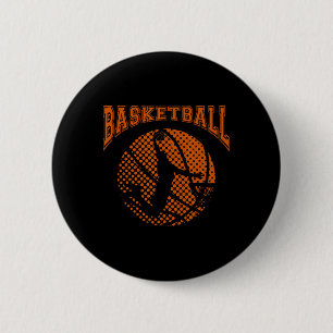 Bysketbyll Player Dunk Sport Coach Game Team Court 6 Cm Round Badge