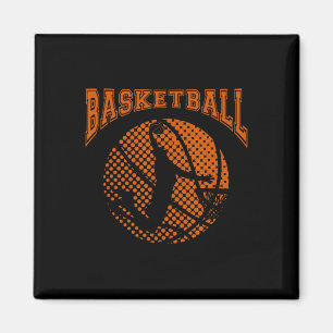 Bysketbyll Player Dunk Sport Coach Game Team Court Magnet