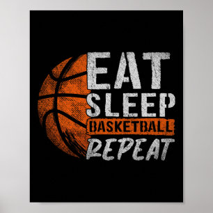 Bysketbyll Player Eat Sleep Bysketbyll Repeat Bysk Poster