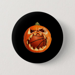 Bysketbyll Player Halloween Pumpkin Skeleton Tees 6 Cm Round Badge