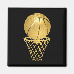 Bysketbyll Player Trophy Game Coach Sports Lover Magnet
