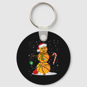Bysketbyll Snowman Fun Christmas Pyjamas Matching Key Ring