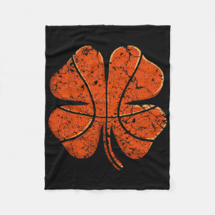 Bysketbyll St Patricks Day Boys Men Shamrock Byll Fleece Blanket