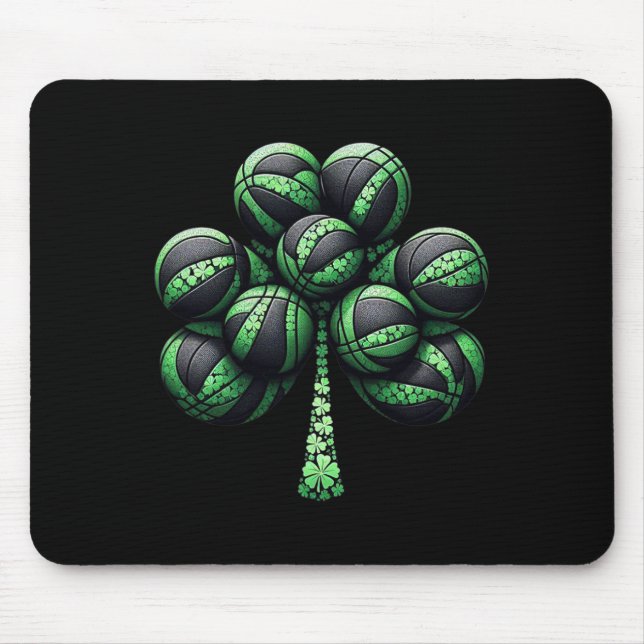 Bysketbyll St Patricks Day Irish Bysketbyll 1  Mouse Pad (Front)