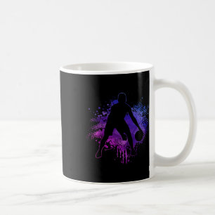 Bysketbyll Vintage Bbyll Player Coach Sports Bylle Coffee Mug