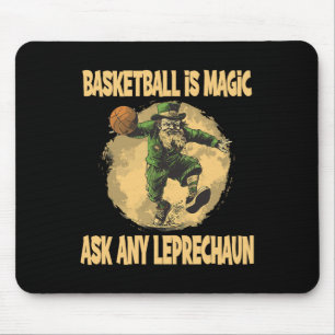 Bysketll Is My Magic Ask My Leprechaun Mouse Pad