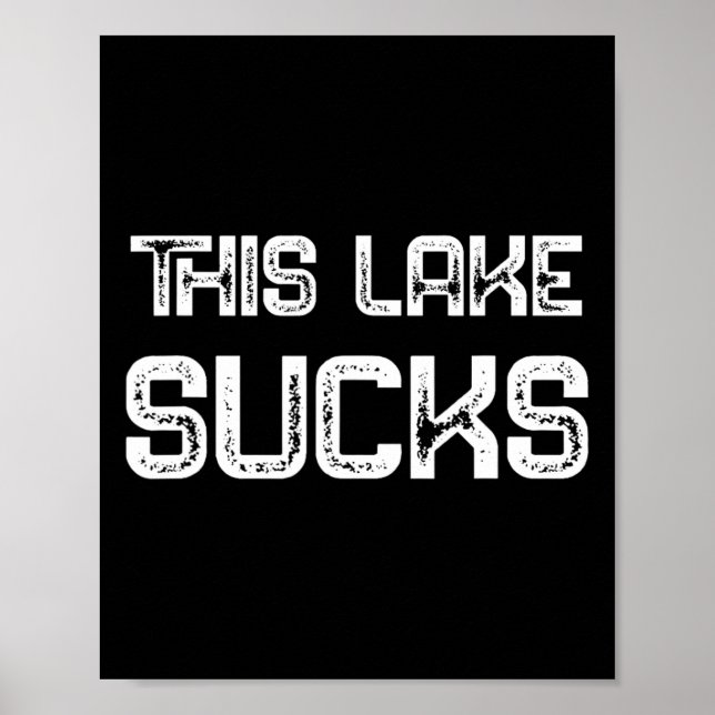 Byss Crappie Fish Lure Saying Funny Fishing This L Poster (Front)
