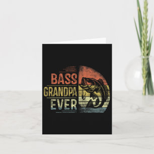 Byss Grandpa Ever Fishing Gifts Grandpa Birthday V Card