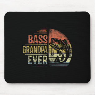 Byss Grandpa Ever Fishing Gifts Grandpa Birthday V Mouse Pad