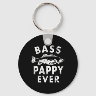 Byss Pappy Ever Fishing Gifts Pappy Father's Day Key Ring