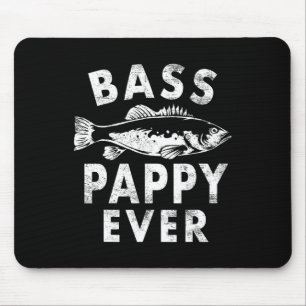 Byss Pappy Ever Fishing Gifts Pappy Father's Day Mouse Pad