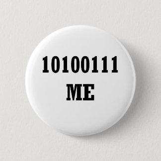 Byte me 6 cm round badge