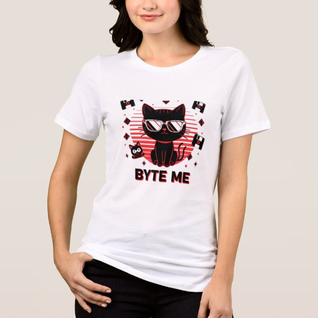 Byte Me Tri-Blend Shirt (Front)