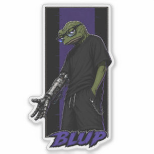 Byte The Cyborg Bullfrog Cyberpunk Streetwear