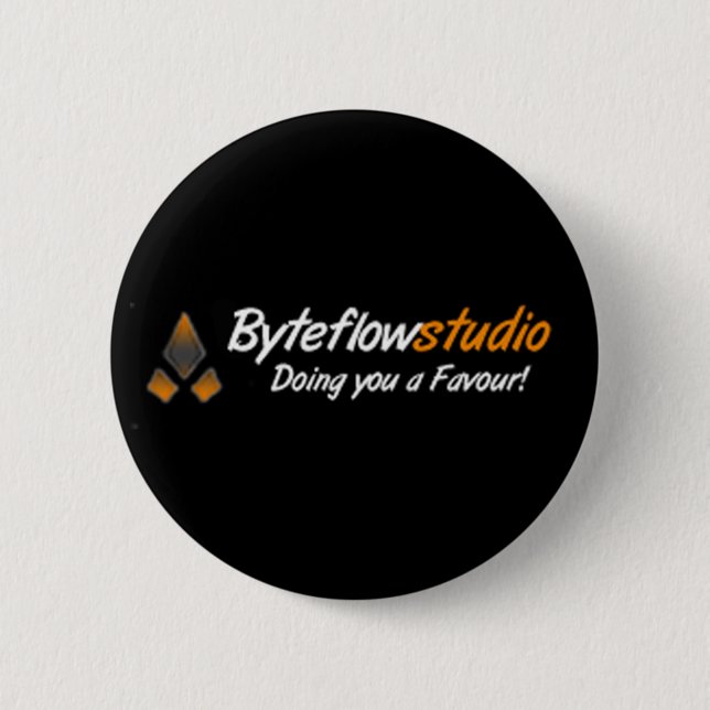 Byteflowstudio's 'Official'  Button (Front)