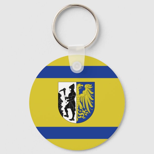 Bytom, Poland flag Key Ring (Front)