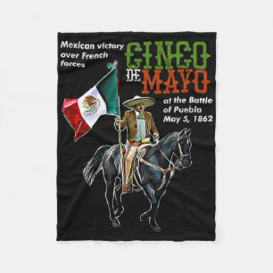Byttle Of Puebla May 5 Mexican Cinco De Mayo Fleece Blanket