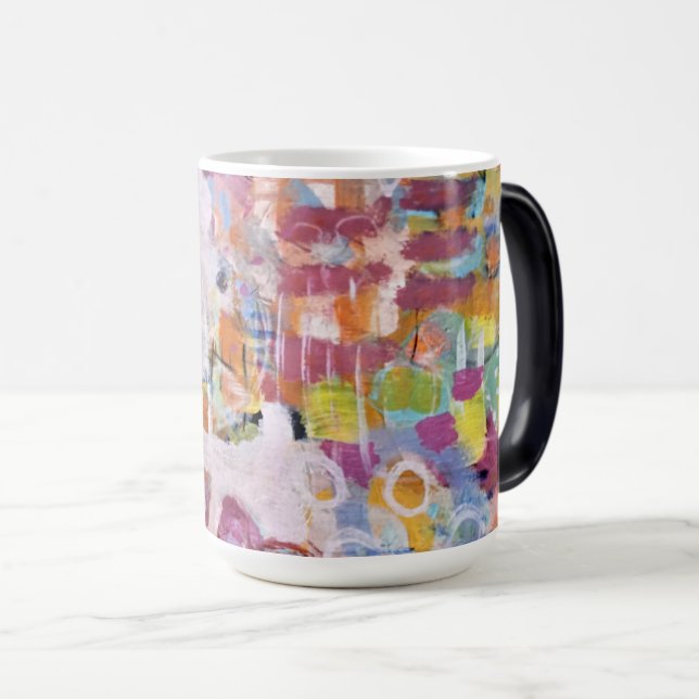 Byzantine Abstract Art Mug (Front Right)