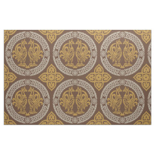 Byzantine Birds, Amber Fabric