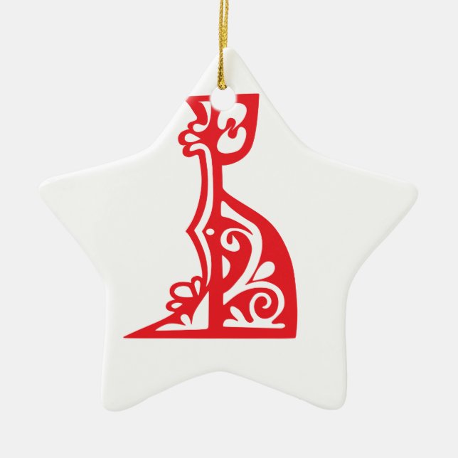 byzantine ceramic tree decoration (Front)