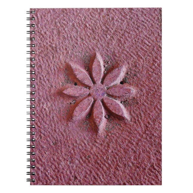 Byzantine Church Flower Spiral Notebook (Front)
