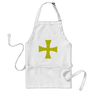Byzantine Cross of Gold Standard Apron