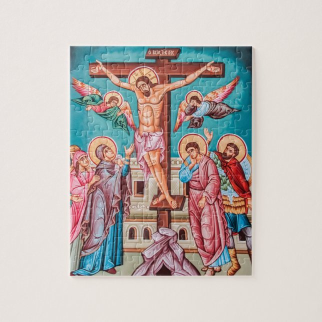Byzantine Crucifixion Puzzle (Vertical)