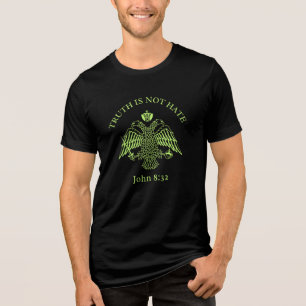 Byzantine Eagle John 8 32 Truth Tee