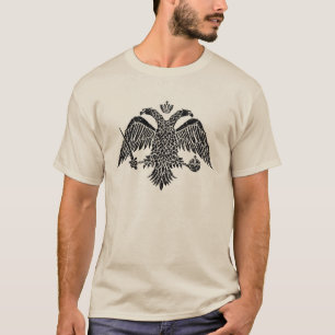 Byzantine Eagle Vintage Black T-Shirt