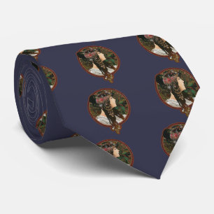Byzantine Heads: Brunette , Alfons Mucha Tie