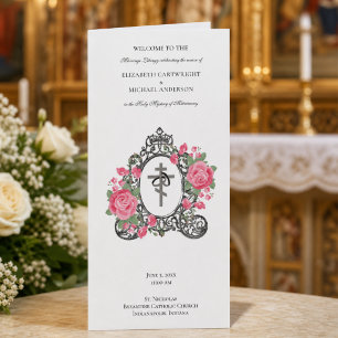 Byzantine Orthodox Catholic Wedding Program 