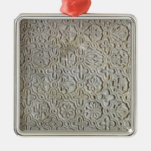 Byzantine slab with cruciform decoration, 12th-14t metal tree decoration