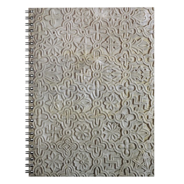 Byzantine slab with cruciform decoration, 12th-14t spiral notebook (Front)