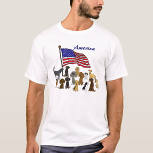 BZ- Flags and Pups American Shirt