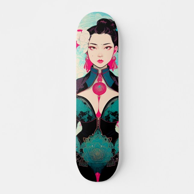 BZ Omnibus Angel Chosen Custom Skateboard Deck (Front)