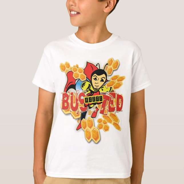 Bzzzz Busted Protected Kids Tee (Front)