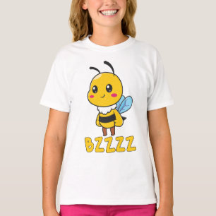 BZZZZ Cute Childrens Bees for Kids - Cartoon Bee T-Shirt