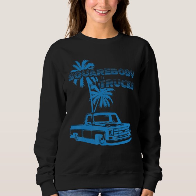 C10,Jimmy,slammed,Squarebody Truck,Suburban,Blazer Sweatshirt (Front)