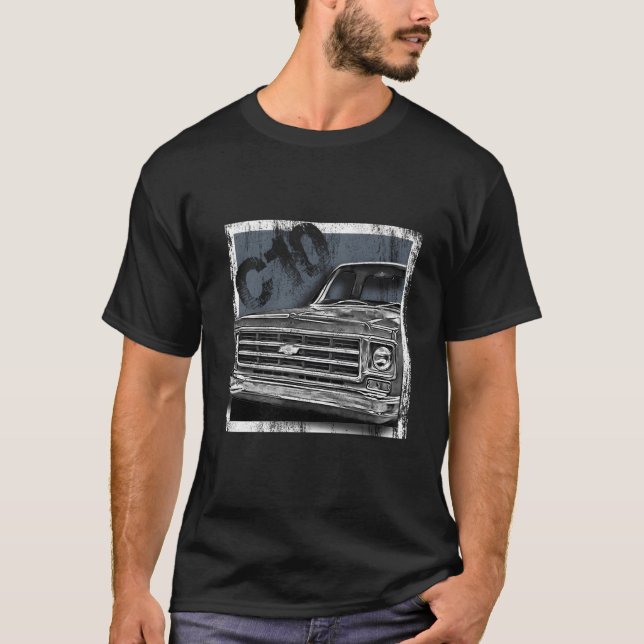 C10C-10K5Jimmysquarebody Trucksuburbanblazersilver T-Shirt (Front)