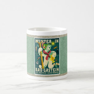 c1950 AUSTRIA / BAD GASTEIN TRAVEL POSTER MCM Coffee Mug