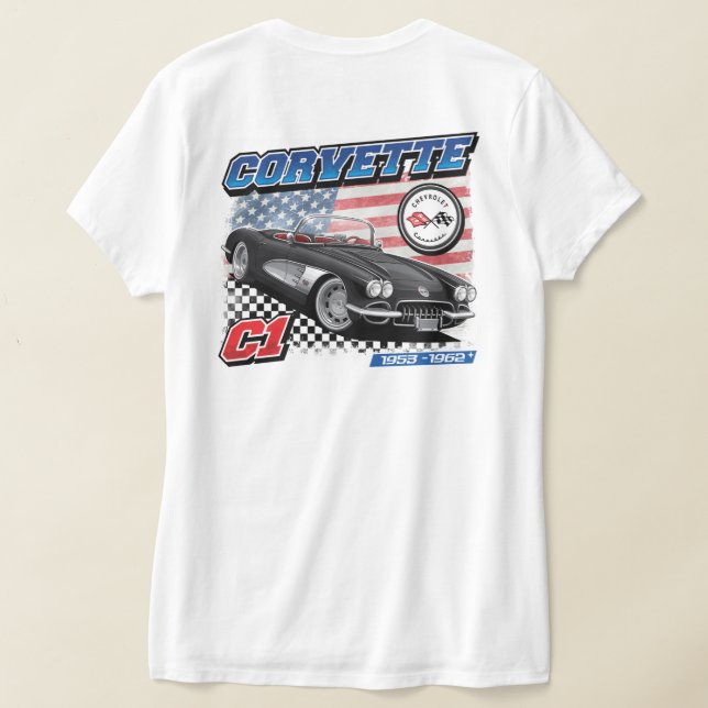 C1 Corvette - 2-Sided Women's T-Shirt (Laydown Back)