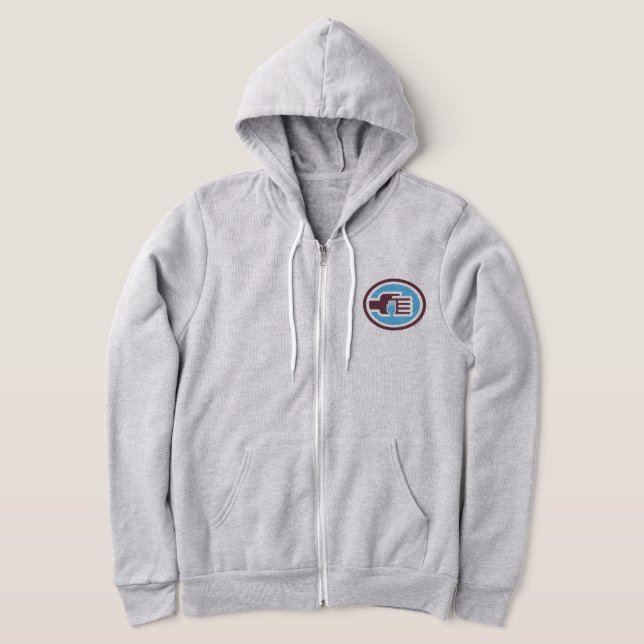 C2B: 2T-LtBlu Long Sleeve Zip-D Hoodie (Laydown)