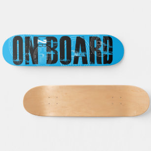 C2B: ON BOARD 8 1/2" BLU Skateboard Deck