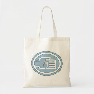C2B: Tote Bag Blue Solid-outline
