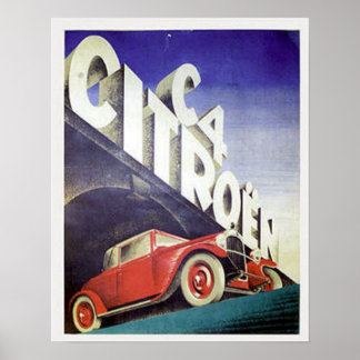 C4 Citroen Poster