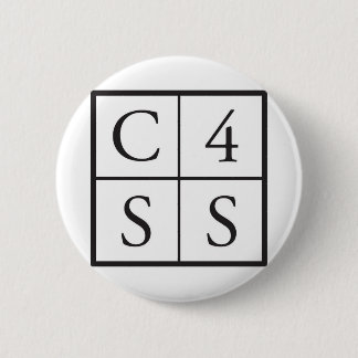 C4SS squared 6 Cm Round Badge