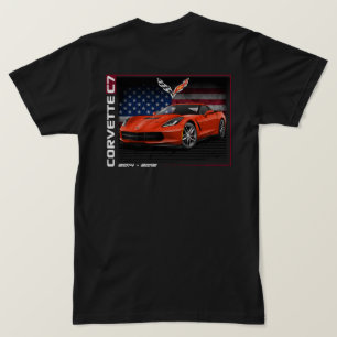 C7 Corvette - 2-Sided Men's T-Shirt